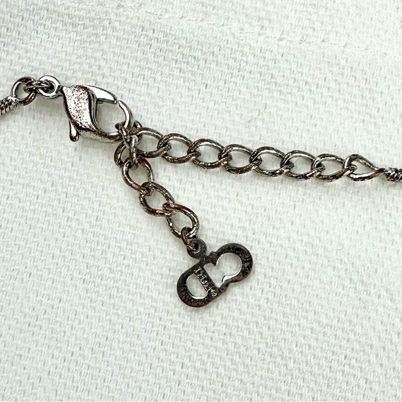 Christian Dior Silver Necklace with pendant. Vintage preowned. GREAT GIFT! - Picture 5 of 6